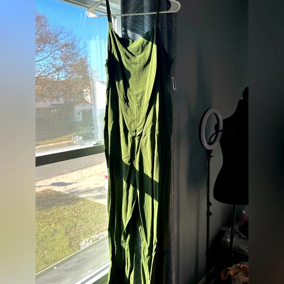 Army Green NWT Jumpsuit - Picture 2 of 3